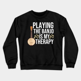 Banjo Player Crewneck Sweatshirt